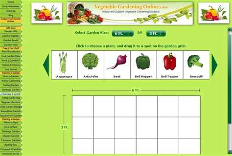 Another vegetable garden layout idea is called a four square garden plan. 7 Free Vegetable Garden Planner Software For Better ...