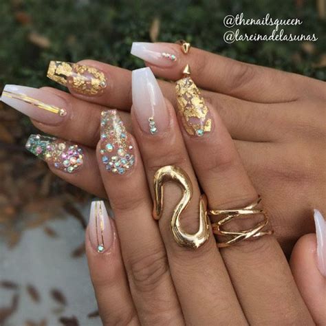 45 Fascinating Nail Art Trends You've Never Tried | fancy ... There are plenty of gold foil nail art ideas that are surfacing and here is one of the simplest to begin with.