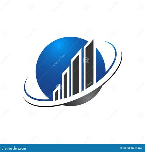 Abstract Building Globe Logo Design Template Line Real Estate P Stock