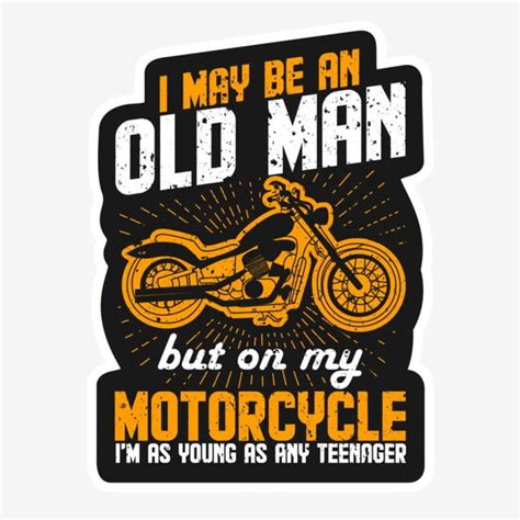 Motorcycle Design Sticker With Quote Icon Motorcycle Biker Png And