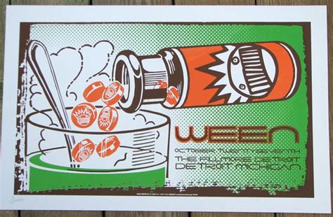 Ween 2007 Mi Poster Gig Posters Flyer
