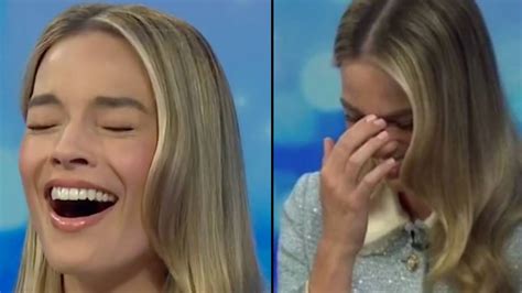 Margot Robbie Holds Head In Shame After Forgetting What Barbie Means In Australia During Interview