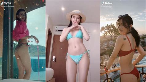 Tik Tok Bikini 2021👙 Cực Phẩm Gái Xinh Mặc Bikini Fan Đội Mu Tâm Hồn Đẹp ️ P10 Youtube