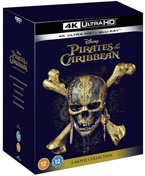 Pirates Of The Caribbean 5 Film Collection 2003 2017 Zavvi Exclusive