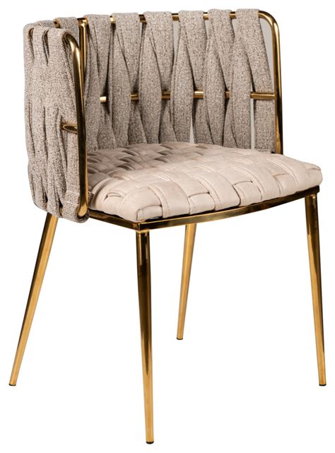 Shop wayfair for all the best white kitchen & dining chairs. Statements by J Milano Dining Chair in Off White, Gold ...