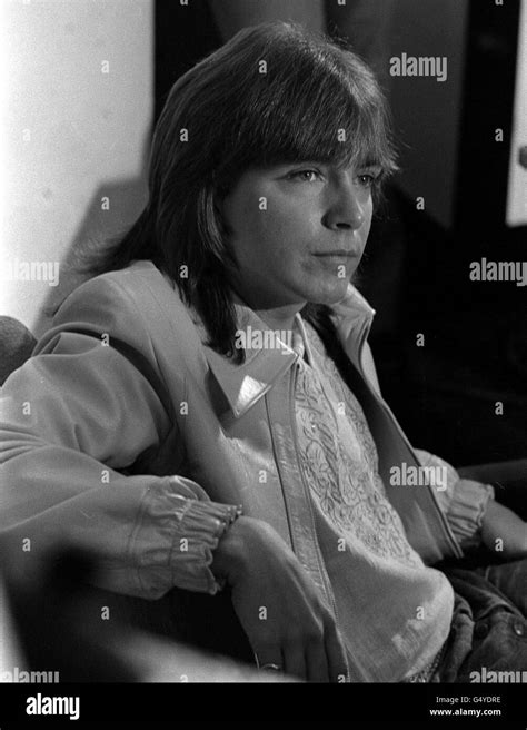 American Pop Star David Cassidy At A Press Conference In Maine Road Football Ground Of