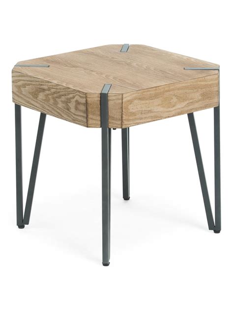 Wooden Side Table Best Small Space Furniture From Tj Maxx Popsugar