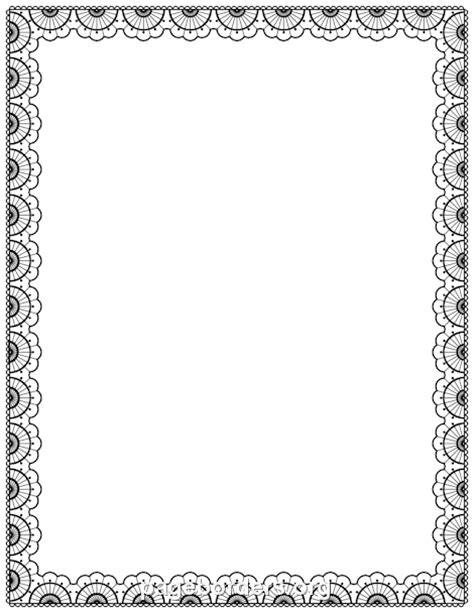 Lace Border Clip Art Page Border And Vector Graphics