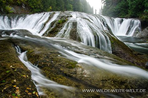 Middle Lewis River Falls Wilde Weite Weltde