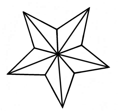 Star Outline Printable Coloring Home