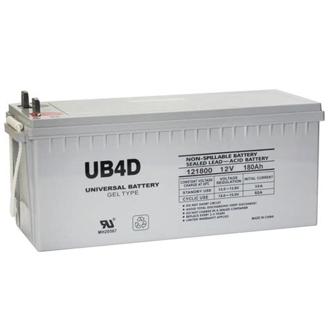 Ub 4d Gel Replaces Deka 183 Ah 8g4d Group 4d Scada Systems Solar Battery