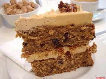 When the cake is completely cool, remove the paper, then drizzle the icing generously over the top. Walnut and Coffee Cake recipe | MyDish