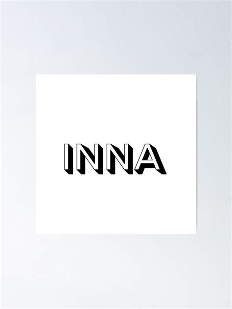 Inna Poster By Golden6boy Redbubble