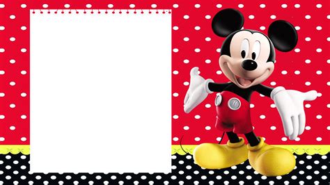 Marcos Para Fotos Infantiles Con Mickey Mouse Marco Png Transparente Images