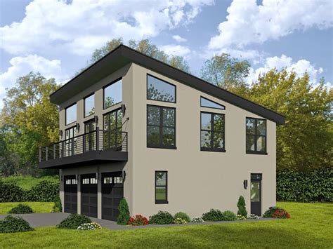 Our designers have created many carriage house plans and garage apartment plans that offer you options galore! 062G-0137: Modern Carriage House Plan with 3-Car Garage ...