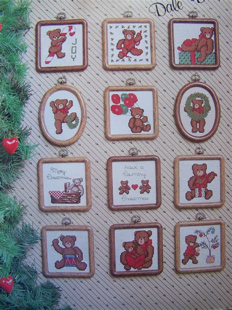 14.5 x 14.5 fat quarter shop has a large selection of free pdf patterns. 21 Vintage 80s Cross Stitch Patterns A Teddy Bear ...