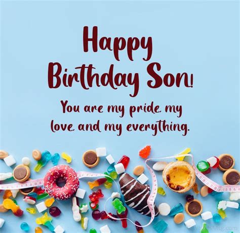 100 Birthday Wishes For Son Best Quotationswishes Greetings For Get Motivated Everyday