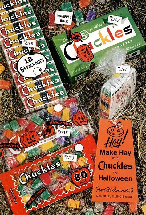 Ccjuly 1970 Chuckles Vintage Candy Advertising Candy Retro Halloween