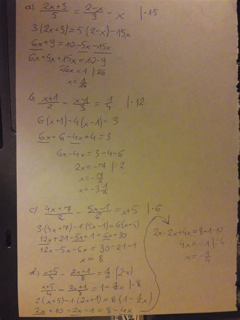Rozwiąż Równania 3x-7=11 - 11. Rozwiąż równania. a) 2x+3 /5 = 2-x /3 -x b)x+1 /2 - x-1 /3 = jedna