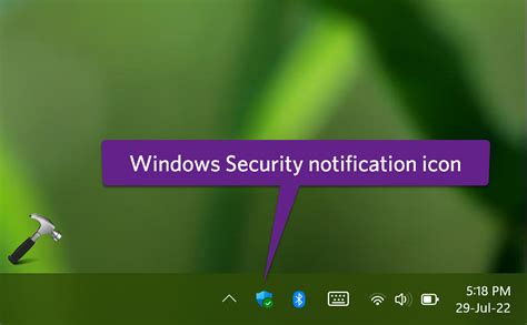 Enable Or Disable Windows Security Notification Icon In Windows 11