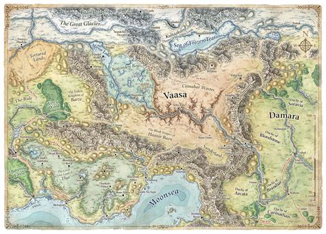 Fantasy Cartography On Behance Dnd World Map Fantasy Map Fantasy World Map