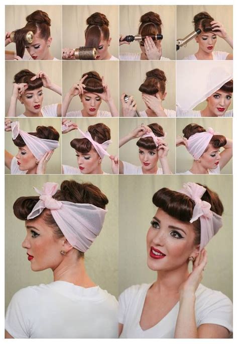 S Hair Begin At The Top Which Would Suit You Vintage Hairstyles Tutorial