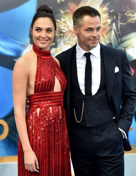 Gal Gadot And Chris Pine At The Premiere Of Wonder Woman In Los