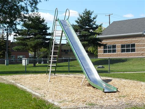 When picking a slide, choose one that has holes at the top that let you secure it to a ladder. Have We Taken ALL the Fun Out of Kids Playgrounds?? | 107 ...
