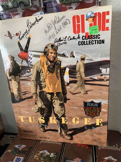 Tuskegee Airman Gi Joe Signed Caf Rise Above