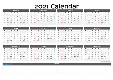 There are 2 settings that determine the week numbers that are listed in the calendar: Free Printable Yearly Calendar 2021 and 2022 and Further ...