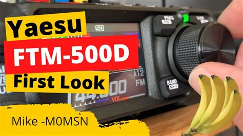 Yaesu Ftm 500de First Impressions Ham Radio Youtube