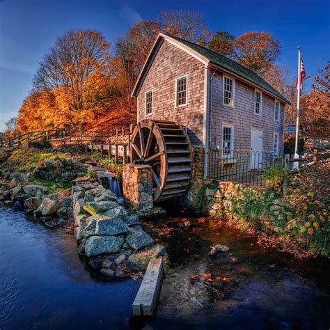Stony Brook Grist Mill Was Down On The Cape Saturday And Stopped By A