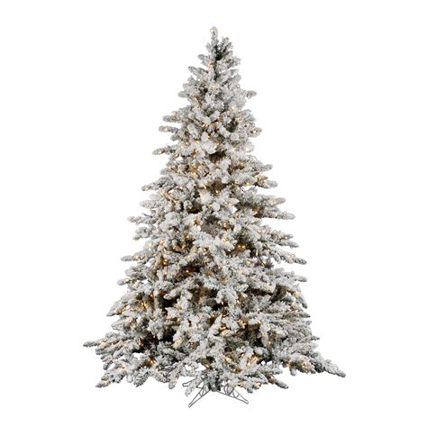 45 Foot Flocked Utica Fir Christmas Tree Lights A895146