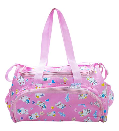 Buy Wonderkids Pink Bunny Print Baby Diaper Bag Online ₹499 From