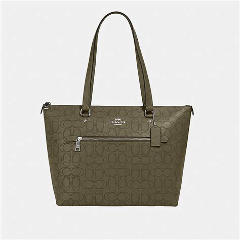 COACH® Outlet | GALLERY TOTE IN SIGNATURE LEATHER