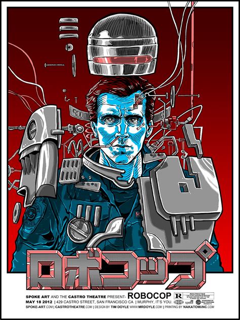 The Geeky Nerfherder Robocop Poster By Tim Doyle