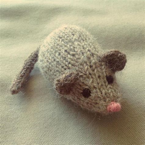 Jingle Mouse Craftsy Stuffed Toys Patterns Animal Knitting