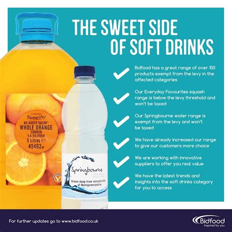 the sugar tax explained is there a sweet side to soft drinks bidfood