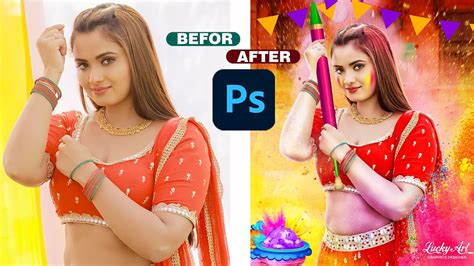 Holi Effects Photoshop Tutorial Color Effects Editing Holi Color