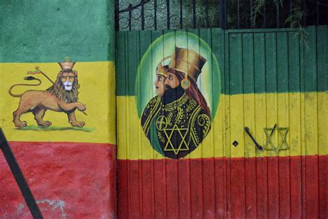 Rastafarians Gathering For The 131st Birthday Of Emperor Haile Selassie