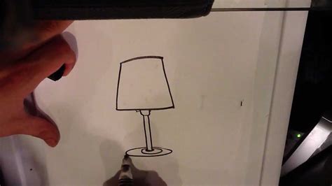 How To Draw A Lamp Easy Things To Draw Youtube