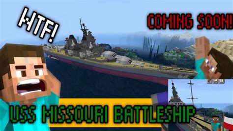 No 1 Best Battleship Mod For Mcpe 119 Uss Missouri Mod Warship Addon