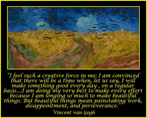 Although wheat field with cypresses is a highly van gogh's love of nature and his intense emotions are equally felt within this work. Van Gogh Motivational Quotes - Wheatfield with Crows Drawing by Jose A Gonzalez Jr