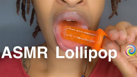asmr lollipop 🍭 wet mouth sounds youtube
