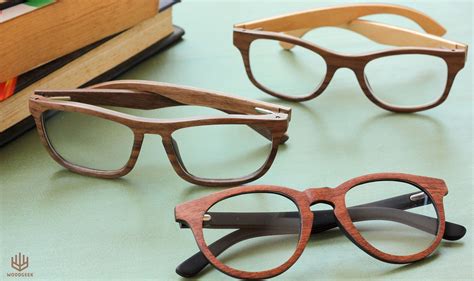 Wood Spectacle Frames For Geeky Look Executive Look And Minimal Look