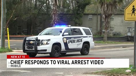 Mobiles Police Chief Discusses Viral Arrest Video Showing Alleged