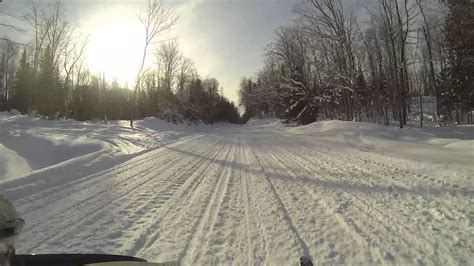 2015 Snowmobiling Michigans Upper Peninsula Trail 3 Part 2 Youtube