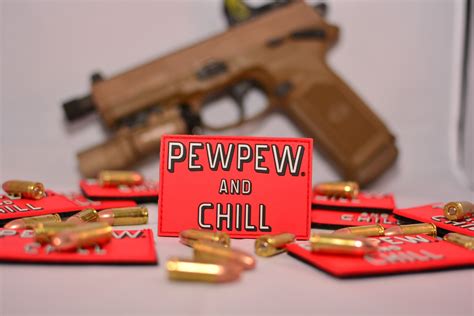 Pew Pew® And Chill 3x2 Pvc Patch Osi