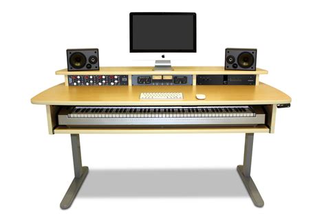 Scs builds studio desks for all of the leading desktop audio mixers and fader control surfaces, including allen & heath, api, avid, ssl, neve, toft, trident, yamaha and more. Summit Sit-Stand Keyboard Studio Desk