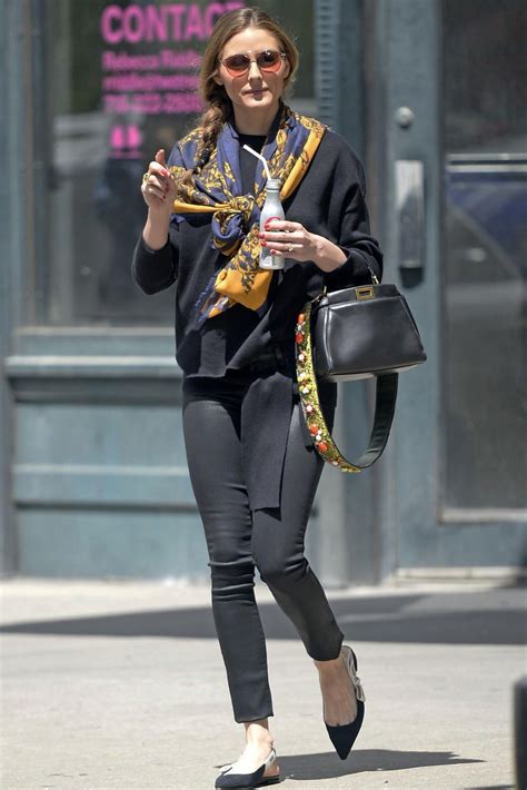 Olivia Palermo Wearing Fendi Mini Peekaboo Bag Dior So Real Pop